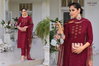 Karachi By Lily And Lali Schiffli Work Heavy Kurti With Bottom Dupatta